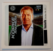 Hanuta - Andreas Köpke - WM 2014, Nr. 51, Holo - 2014 - Kicker - Aufkleber - neu