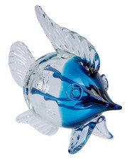 Deko Fisch H19cm Glas Skulptur