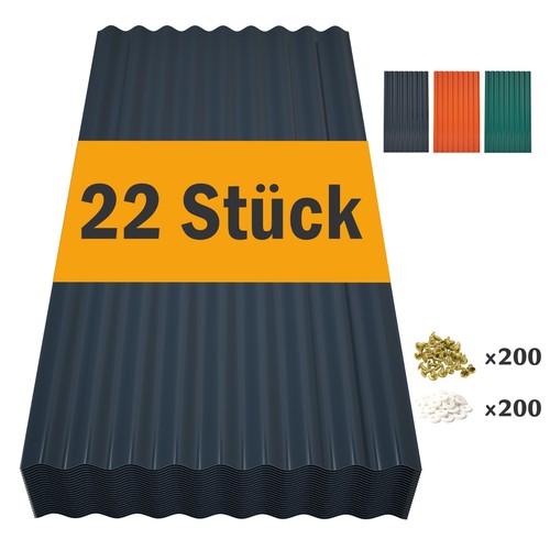 Wellblech pvc platten - 22,