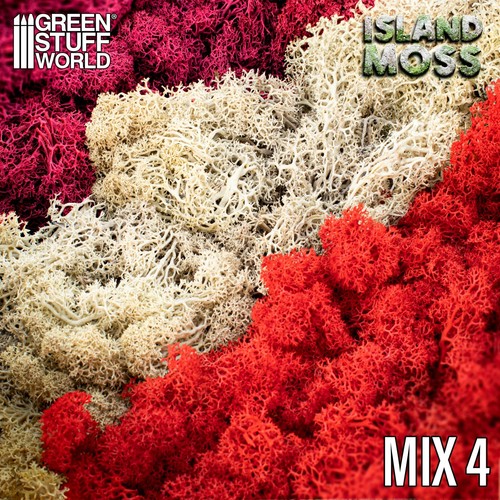 Islandmoos mischung rot - islandmoos,