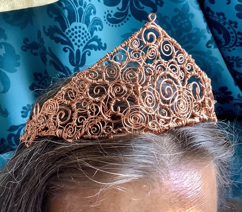 Vintage elfen königin tiara - vintage,