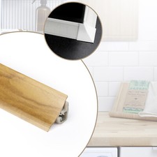 Abschlussleiste Tischplatte Leisten Arbeitsplatte 23mm Küche PVC ab 1,5m