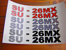 SU - 26 MX Aufkleber/ Decal/ Sticker- Set rot / grau / schwarz, NEU, Nr. 4