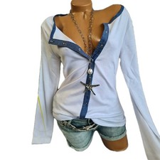 Shirtjacke Jacke AJC weiß