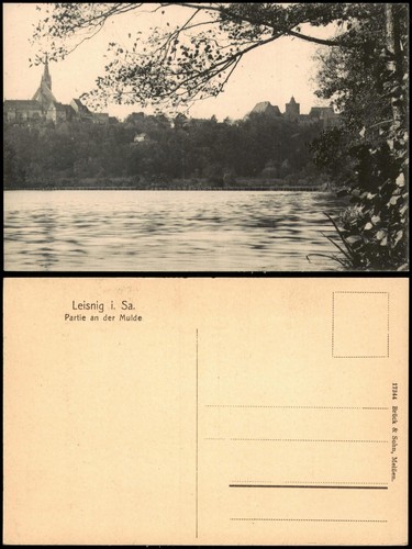 Ansichtskarte leisnig der - leisnig, an