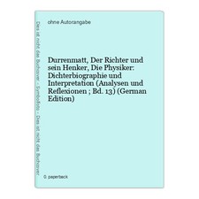 Durrenmatt, Der Richter und