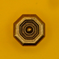 Schrank Möbelknöpfe Möbelgriffe Tür Knauf Messing antik vintage 26