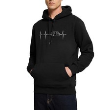 Wohnmobil Herzschlag EKG Caravan Männer Premium Bio Hoodie