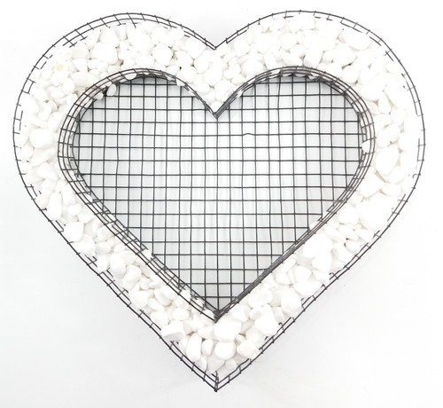 Grabschmuck herz gitter mit - herz,