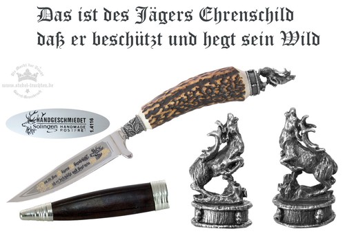 Trachtenmesser hirschhorngriff - trachtenmesser,