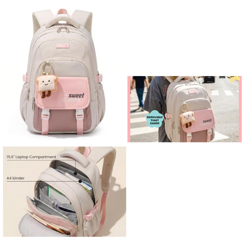 Amythe schulrucksack rosa - amythe,