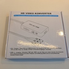 RCA auf HDMI Konverter AV-zu-HDMI Adapter  RCA-Kabel 1080P ovp xbox snes ps1 ps2