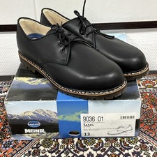 MEINDL SASEL schwarz Haferlschuh  Trachtenschuh Halbschuh Schnürschuh zwiegenäht