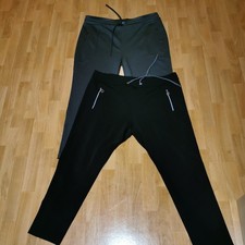 Konvolut 2 St. Joggpants/Hosen Damen 46, Komfort, Berlin, Grau+schwarz, Stooker