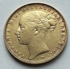 1885-M Full Sovereign -