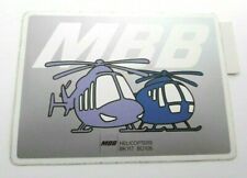 Werbe-Aufkleber MBB Helicopters BK 117 BO 105 Mehrzweck Hubschrauber Heli 80er