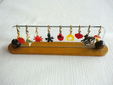 Alte Glasmarkierer Glasmerker mit Ständer 50er Jahre