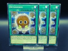 Yugioh Playset 3x Detonieren YGLD DEA33/ Common/ Excellent/ Deutsch