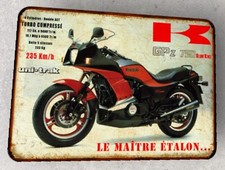 Vintage metallschild kawasaki - vintage,