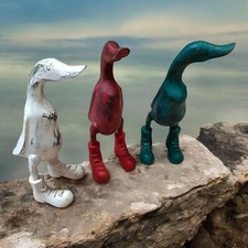 Deko Holz Ente Vintage Vogel