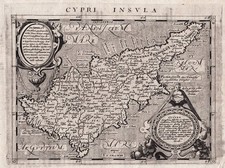 Cyprus Zypern map Karte Magini Kupferstich engraving 1617