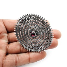 Rund Rubin Stein Statement Beste Töchter Gift Ring Schmuck 925 Sterlingsilber