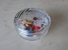 Bleikristall Bonbonniere + Deckel Kristall Glasschale - ca. 40-45 J. alt Topp