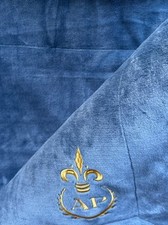 Alfredo Pauly Felloptik Glimmer Wendedecke Wohndecke Blau,  150 x 200 cm