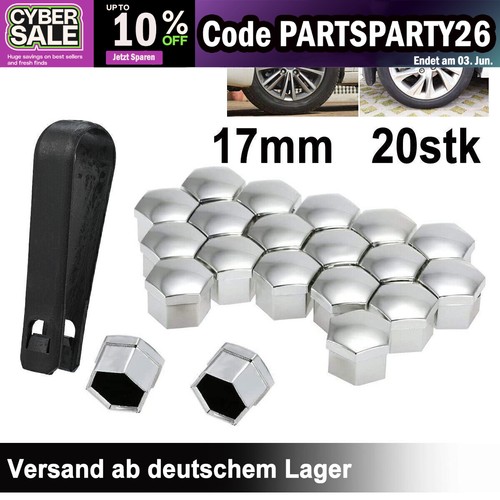 20x kappen set - kappen-set, 17mm