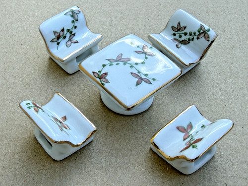 Miniatur porzellan tisch stuhl - porzellan,