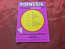 POPMUSIK Hit-Album 38 Noten für Orgel Keyboard Akkordeon (Titel siehe Beschreibu