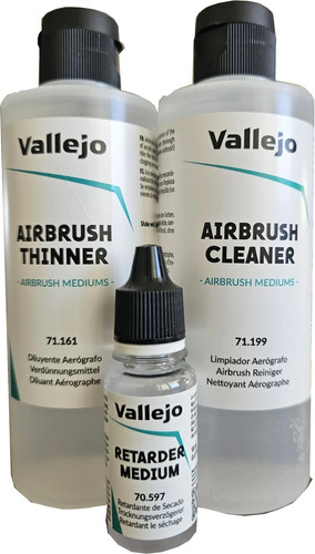 Airbrush set thinner 200ml - set, +