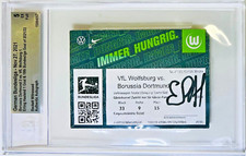 Erling Haaland Signed Ticket