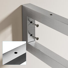 2x Edelstahl Wandkonsole