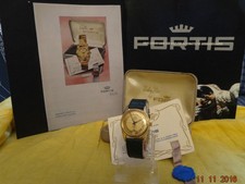 1955 FORTIS EDEN ROC DATE AUTOMATIC ETA 2452 RGP20M ORGNL BOX BAND TAG SERVICED