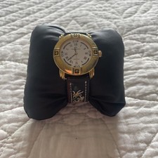 Continental Unisex Uhr Vergoldet Mit Leder Armband