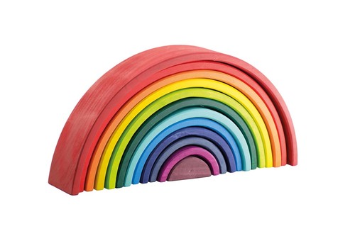 Regenbogen holzbögen set - holzbögen, 12er