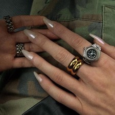 Damenuhr Ring Silber