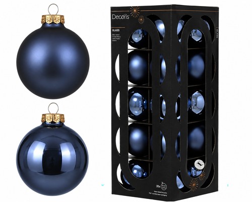 Weihnachtskugeln glas 6cm - 20,