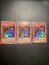 Yugioh! 3x Panzerhandschuh-Krieger Ultra Rare  DP09-DE013 1. Auflage & Unlimited
