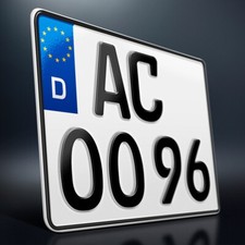 1 Kennzeichen | 260 x 200 mm |