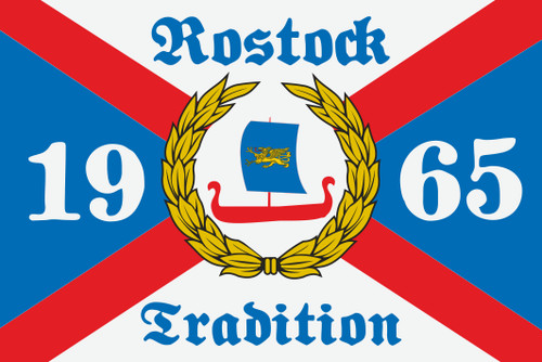 Fahne flagge rostock - flagge,