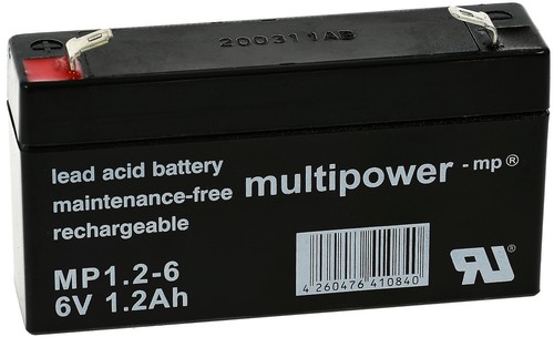 Bleiakku multipower mp1 6 - bleiakku, mp1,2-6
