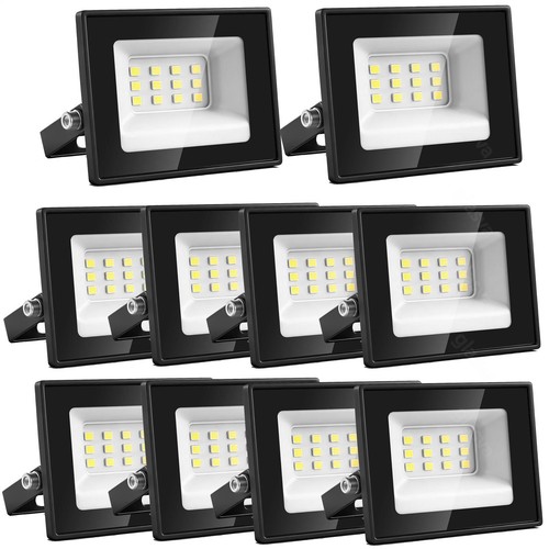10x 10w led strahler außen - 10x,