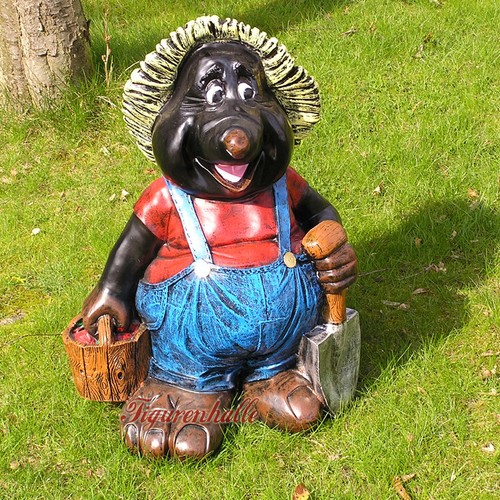 Maulwurf gartenfigur statue - maulwurf,