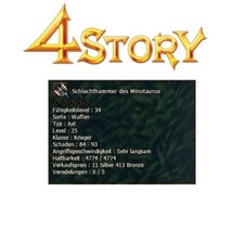 4Story Xhadra Schlachthammer des Minotaurus (Skin) DE