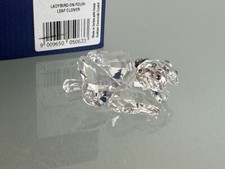 Swarovski Figur 5005063 Marienkäfer auf Kleeblatt 4,3 cm. Ovp & Zertifikat.