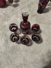 Bleikristall Karaffe mit 5