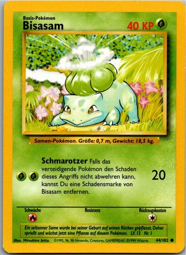 Pokémon bisasam 102 base - 44/102,