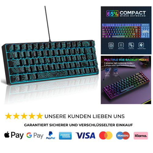 Rgb gaming tastatur - gaming, tasten